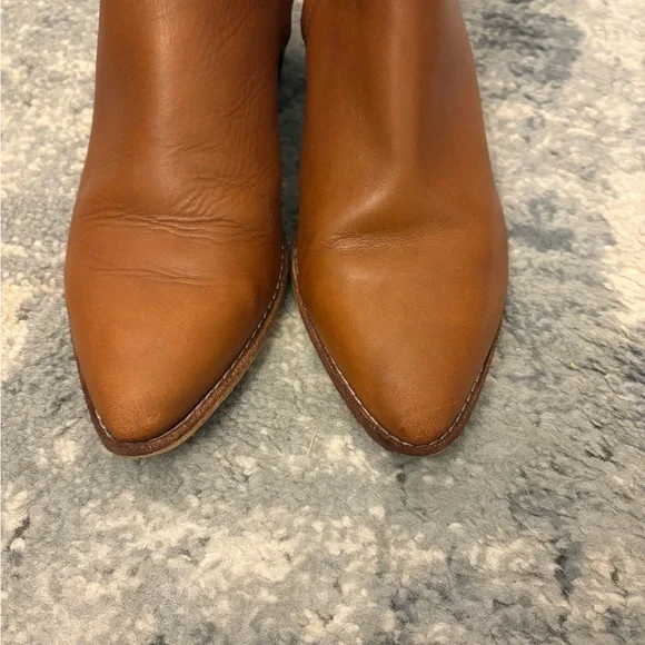 Madewell The Charley Boot in English Saddle Brown Leather, SZ 7.5 - Picture 9 of 16